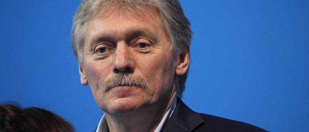 Kreml-Sprecher Dmitri Peskow zieht sein Wissen aus den US-Medien. 
