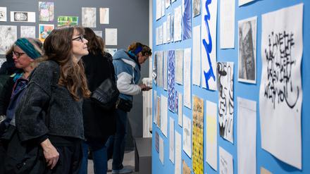 Alles Werke ohne Autor, an den Wänden des Kunstraumes Kreuzberg/Bethanien.