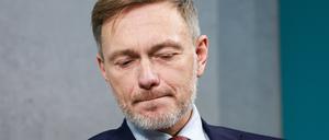 Nicht mehr im Amt: Ex-Finanzminister Christian Lindner (FDP).