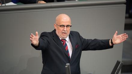 Jürgen Pohl (AfD) spricht in der Plenarsitzung im Deutschen Bundestag.