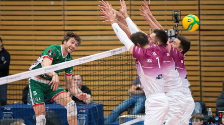 Cody Kessel beim Spiel von VC Maaseik gegen Projekt Warschau.