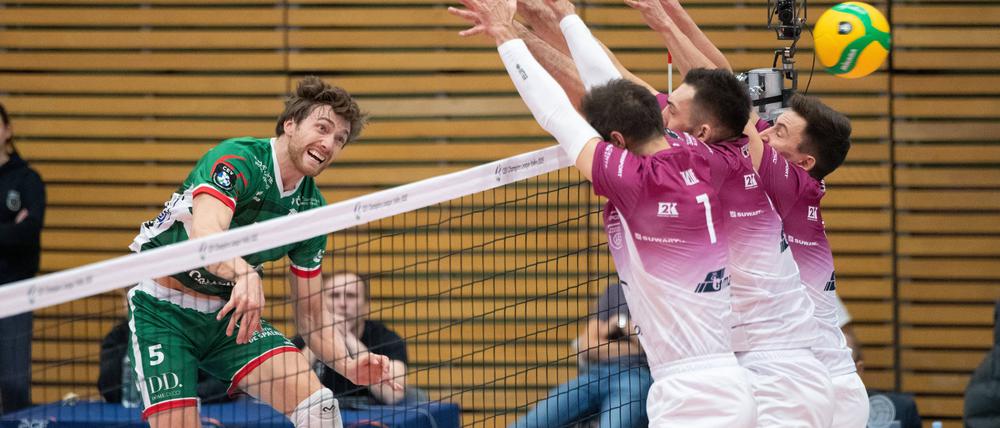Cody Kessel beim Spiel von VC Maaseik gegen Projekt Warschau.