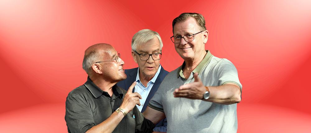 Sie wollen es noch einmal wissen: Gregor Gysi, Dietmar Bartsch und Bodo Ramelow (v.l.n.r.).