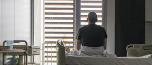 Einsam im Krankenhausbett