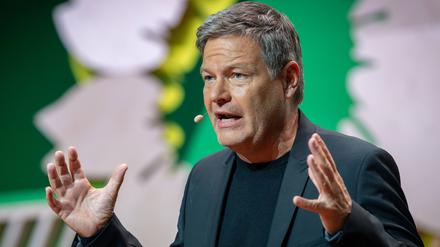 Robert Habeck (Grüne), Wirtschaftsminister und Vizekanzler. 
