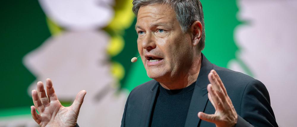 Robert Habeck (Grüne), Wirtschaftsminister und Vizekanzler.