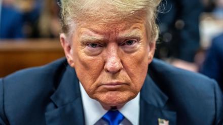 Trump vor Gericht (Symbolbild)