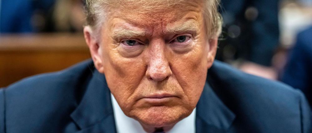 Trump vor Gericht (Symbolbild)