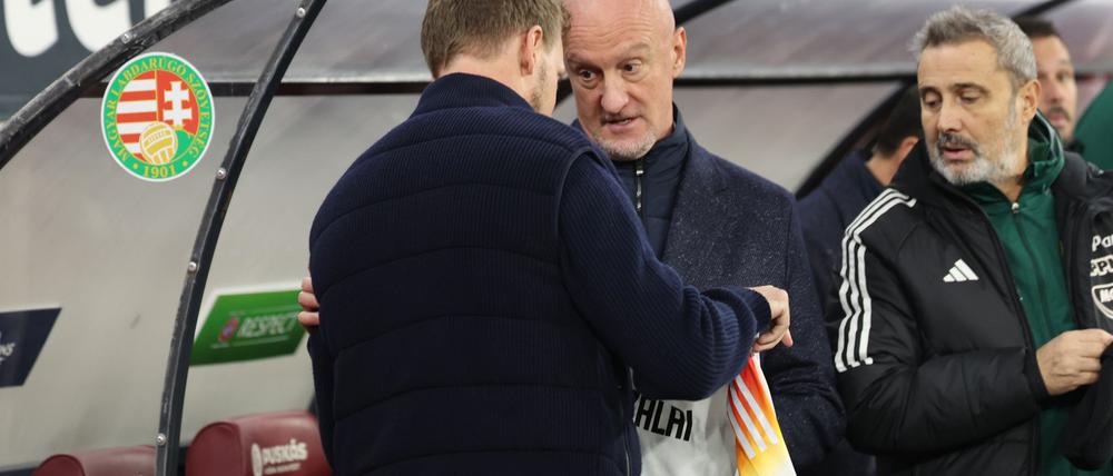 Mit dem Trikot wünschte die DFB-Auswahl dem ungarischen Co-Trainer gute Besserung.
