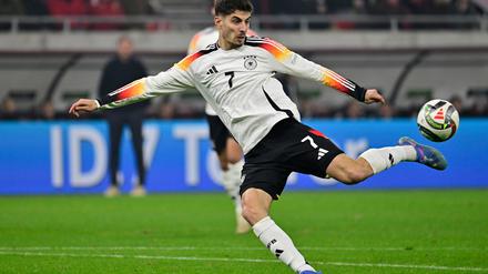 Kai Havertz erzielte 2024 wir Florian Wirtz sechs Länderspiel-Tore. 