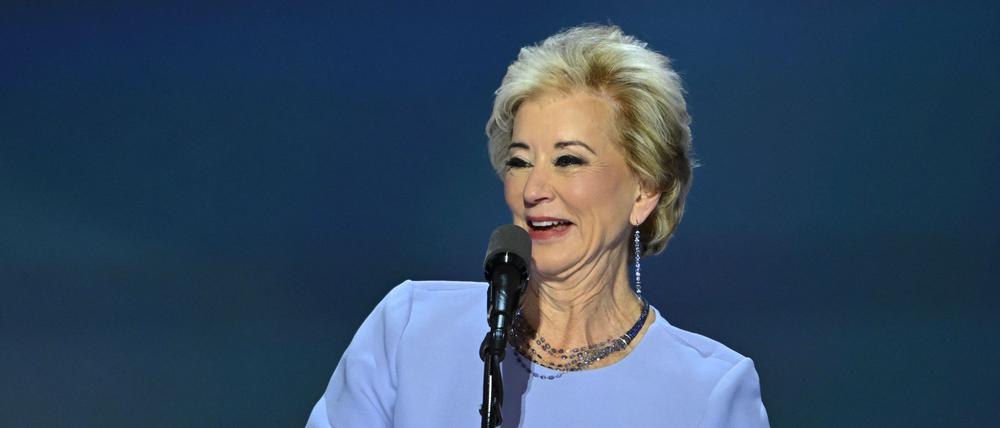 Linda McMahon soll unter Donald Trump Bildungsministerin werden. 