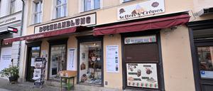 Softeis & Crêpes an der Ecke Brandenburger-/ Dortustraße.