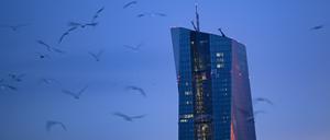 Gebäude der Europäischen Zentralbank in Frankfurt: Die Notenbanker warnen vor einem Handelskrieg.