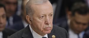 Der türkische Präsident Recep Tayyip Erdogan auf dem BRICS-Gipfel.