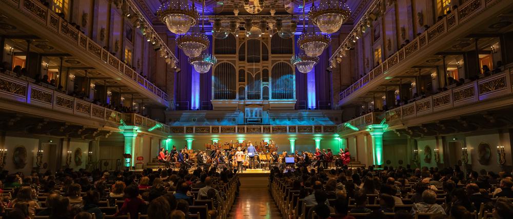 Das Konzerthaus am Gendarmenmarkt in der Adventszeit