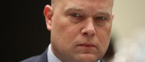 Matthew Whitaker, Ex-Justizminister der USA, kommt bei einer Sitzung des Justizausschusses des US-Repräsentantenhauses.