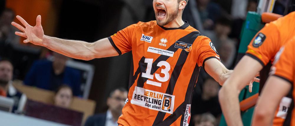 Die Berlin Volleys haben auch ihr zweites Gruppenspiel in der Champions League gewonnen.