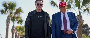Der designierte US-Präsident Donald Trump und Tech-Milliardär Elon Musk.