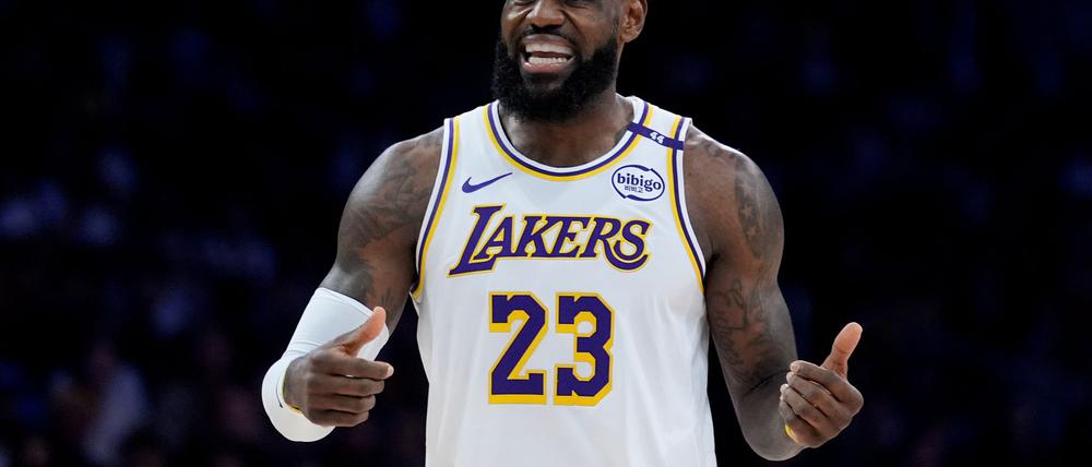 Zieht sich aus den sozialen Medien zurück: Basketball-Star LeBron James.