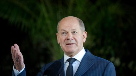 Bundeskanzler Olaf Scholz (SPD)