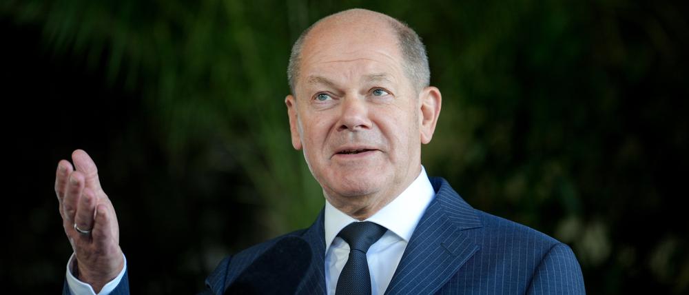 Bundeskanzler Olaf Scholz (SPD)
