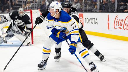 JJ Peterka gelang mit Buffalo ein Sieg gegen die Los Angeles Kings.