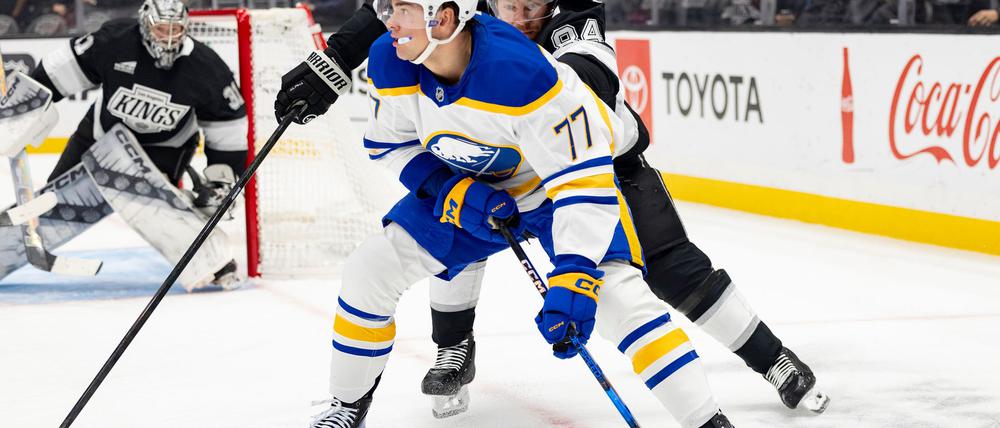 JJ Peterka gelang mit Buffalo ein Sieg gegen die Los Angeles Kings.