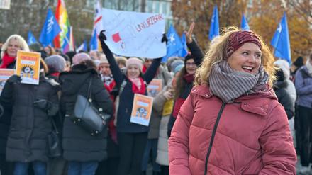Protestzug der Kinder- und Jugendhilfe – unter dem Motto „unkürzbar“