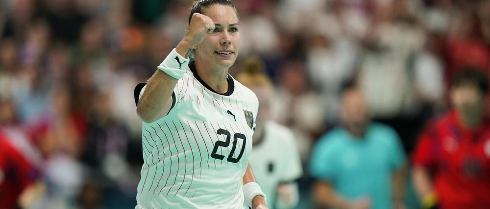 Emily Bölk möchte mit den deutschen Handballerinnen bei der EM eine Medaille gewinnen.