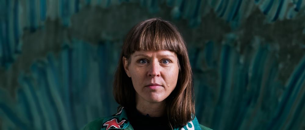 Künstlerin Marie Jeschke in ihrem Berliner Atelier.