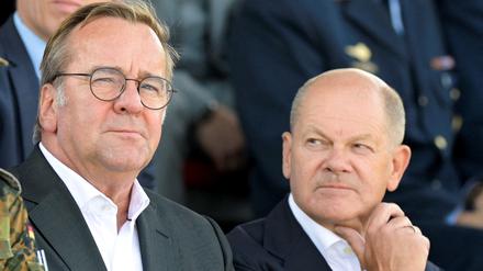 Bundeskanzler Olaf Scholz und Verteidigungsminister Boris Pistorius stehen im Zentrum der K-Frage in der SPD.