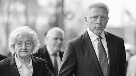 Boris Becker und seine Mutter Elvira Becker im Jahr 2019.