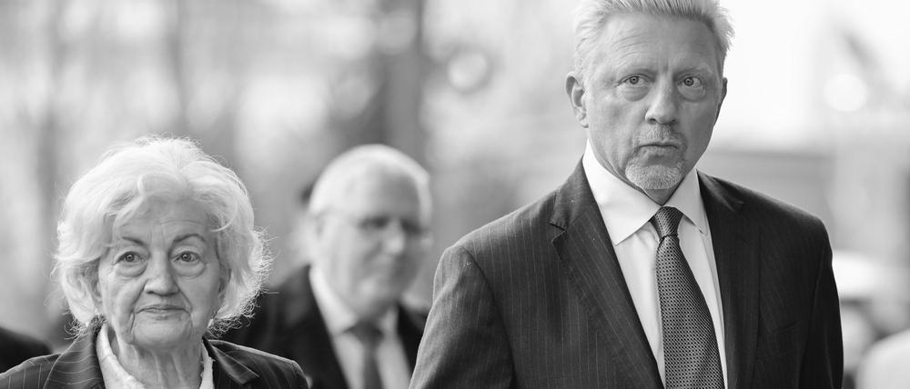 Boris Becker und seine Mutter Elvira Becker im Jahr 2019.