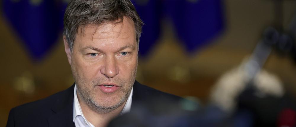 Robert Habeck (Bündnis 90/Die Grünen), Bundesminister für Wirtschaft und Klimaschutz.