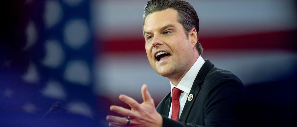 Trump wollte Gaetz zum Justizminister machen. (Archivbild)
