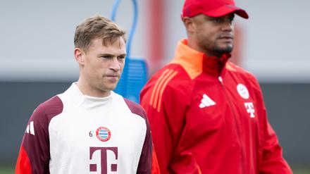 Joshua Kimmich (l.) leitet die meisten gefährlichen Angriffe der Liga ein.