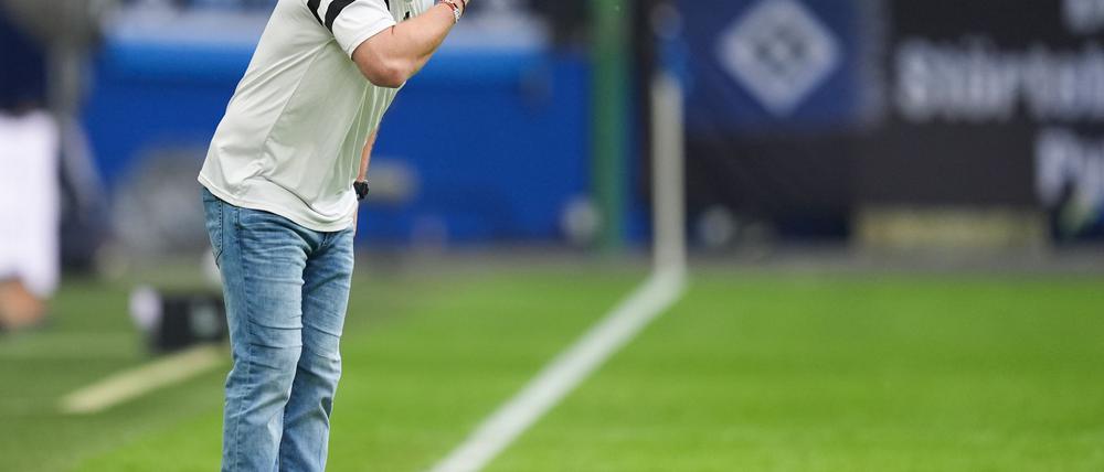 Mahnt zur Realität: HSV-Trainer Steffen Baumgart