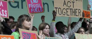 Auch Aktivisten treten bei der COP in Erscheinung. Sie sind nicht die einzigen, die das langsame Verhandlungstempo bemängeln.