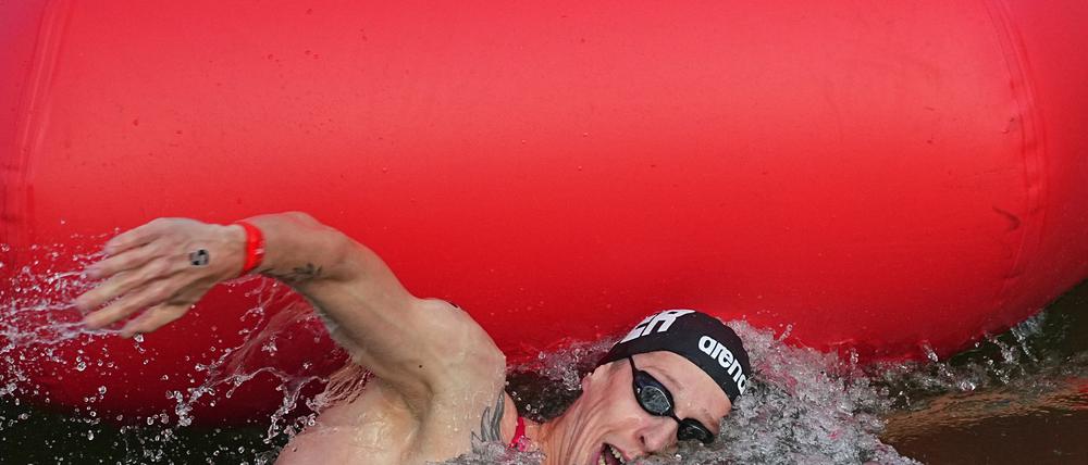 Florian Wellbrock gewinnt den Freiwasser-Weltcup in Saudi-Arabien.