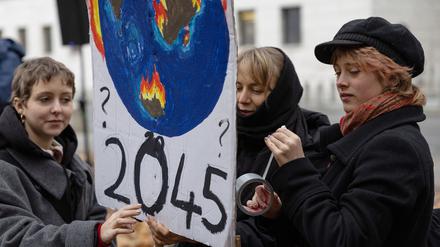 Sie fordern mehr Klimaschutz.