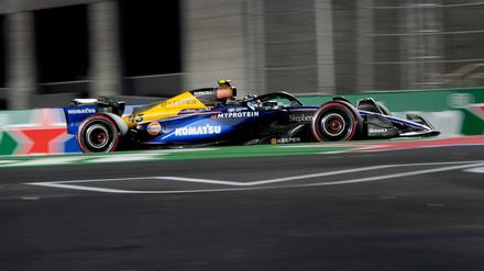 Da war der Williams von Franco  Colapinto noch ganz. 