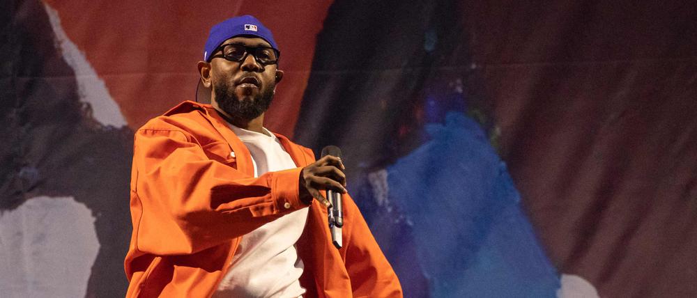 Kendrick Lamar bei einem Auftritt in New York.