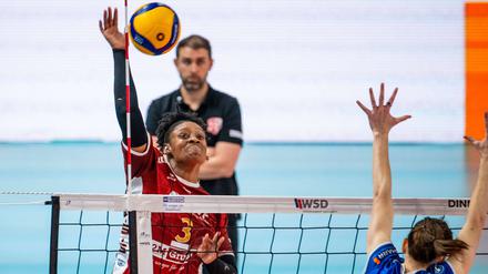 Danielle Harbin und ihre Kolleginnen vom SC Potsdam zeigten einen starken Auftritt den Stuttgart.
