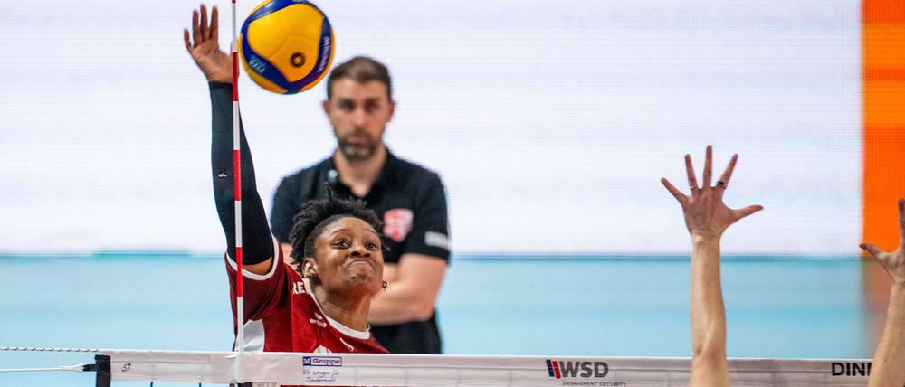 Danielle Harbin und ihre Kolleginnen vom SC Potsdam zeigten einen starken Auftritt den Stuttgart.