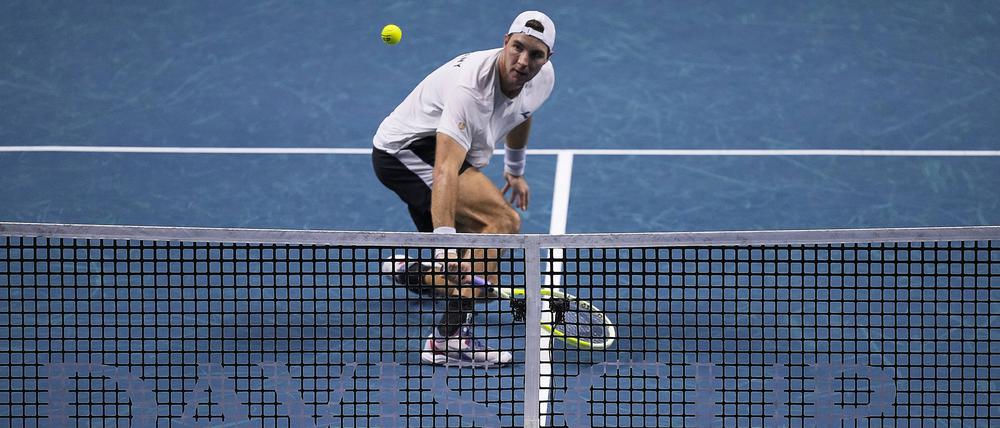 Jan-Lennard Struff musste sich Tallon Griekspoor in drei Sätzen geschlagen geben.