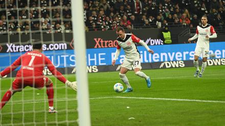 Mario Götze erzielte den Siegtreffer für Eintracht Frankfurt.