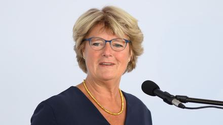 Monika Grütters ist mit dem Rad gestürzt - hatte aber nach eigenen Worten Glück im Unglück (Archivbild).