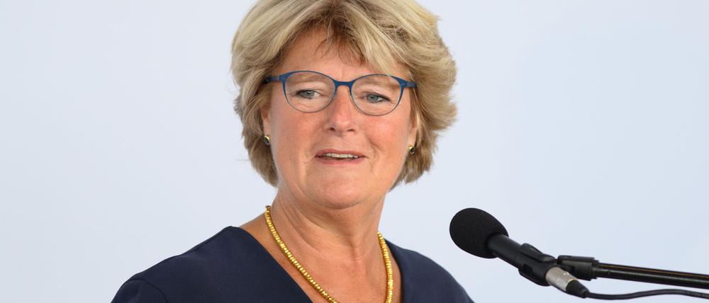 Monika Grütters ist mit dem Rad gestürzt - hatte aber nach eigenen Worten Glück im Unglück (Archivbild).