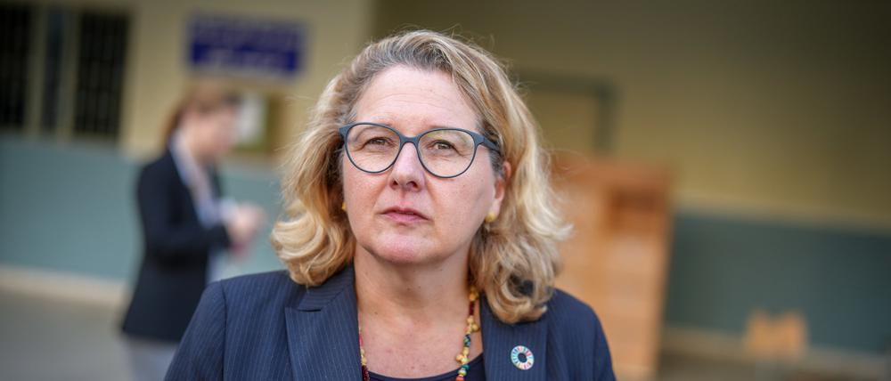 Svenja Schulze (SPD), Bundesministerin für wirtschaftliche Zusammenarbeit und Entwicklung. (Archivbild)