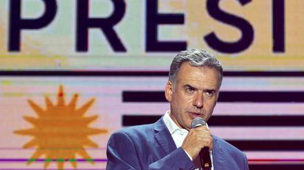Der gewählte Präsident Uruguays, Yamandu Orsi von der Koalition Frente Amplio.